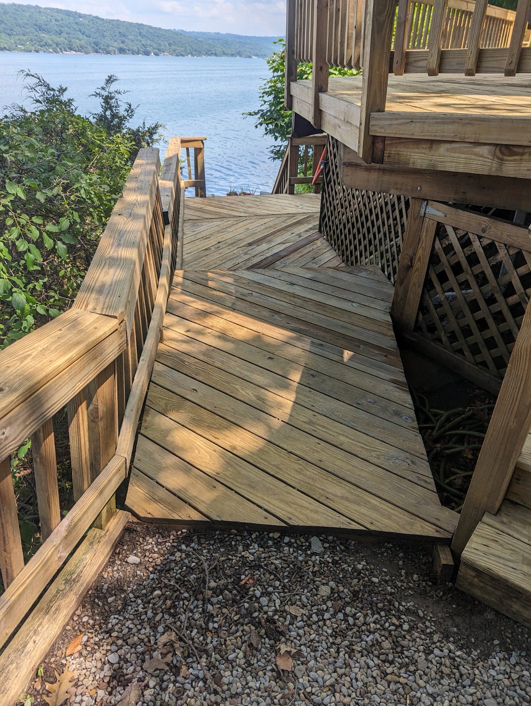 Deck cleaning in Skaneateles, New York  Thumbnail